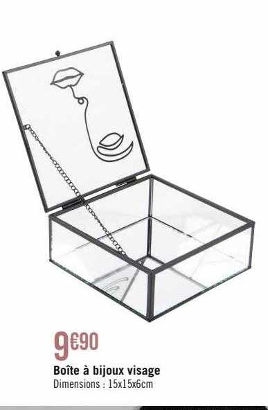 Boîte à Bijoux Visage