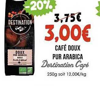 Café Doux Pur Arabica Destination Café