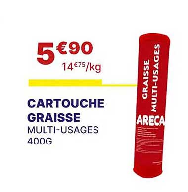 cartouche graisse multi-usages areca
