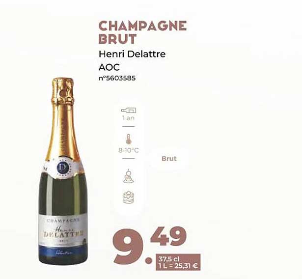 champagne brut henri delattre
