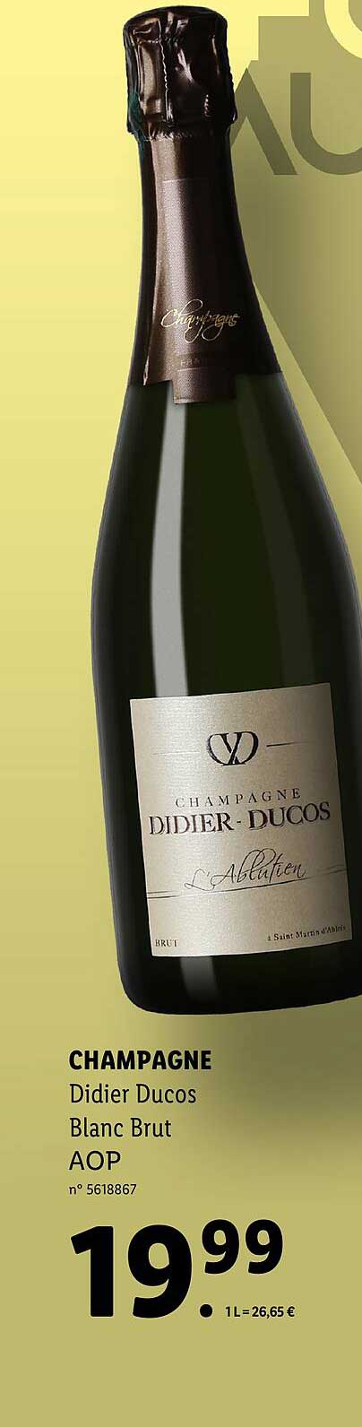 champagne didier ducos blanc brut aop