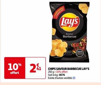 Chips Saveur Barbecue Lay's
