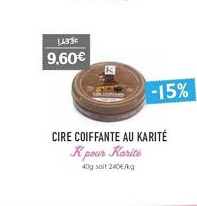 Cire Coiffante Au Karité K Pour Karité