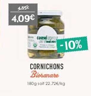 Cornichons Biosanare