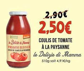 coulis de tomate à la paysanne le delizie di mamma