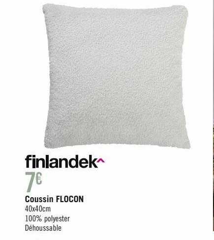 coussin flocon finlandek^