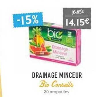 drainage minceur bio conseils