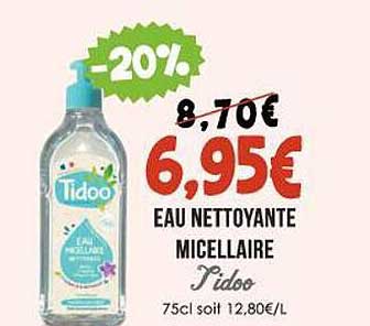 eau nettoyante micellaire tidoo