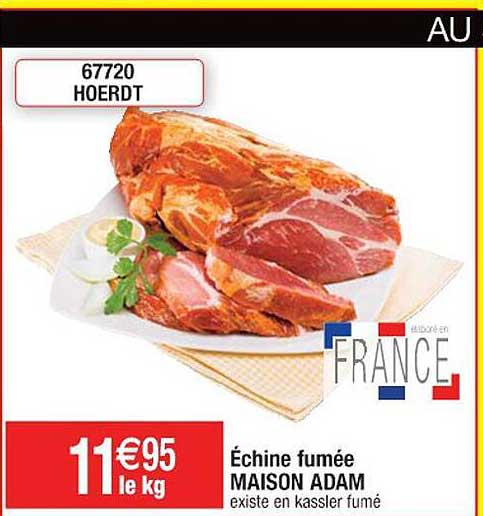 échine Fumée Maison Adam