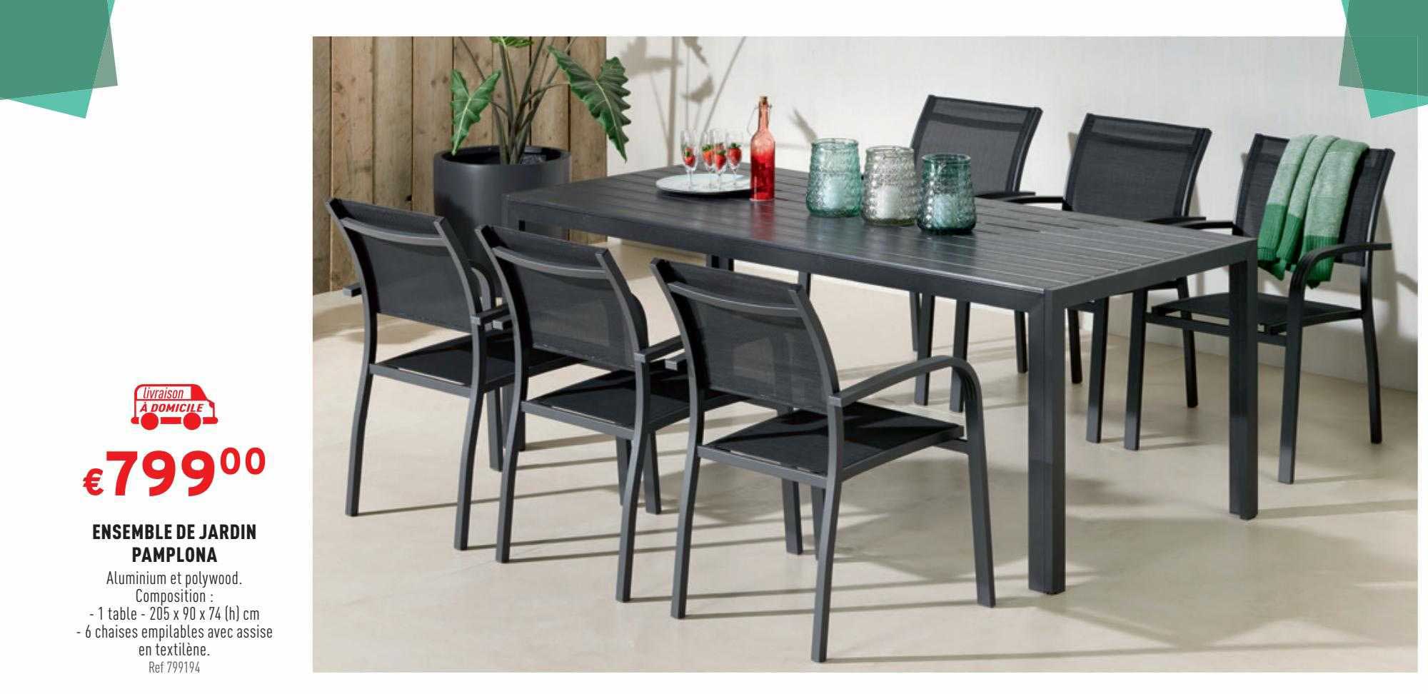 ensemble de jardin pamplona