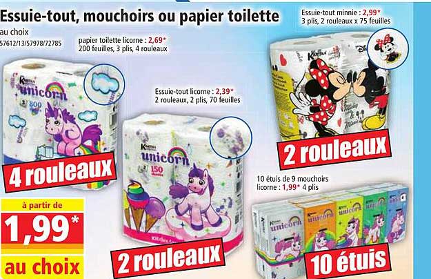 Essuie-tout, Mouchoirs Ou Papier Toilette