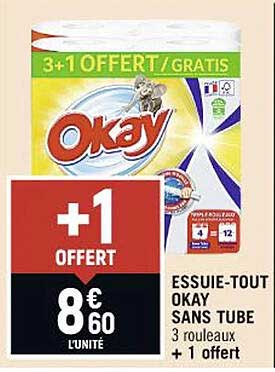 essuie-tout okay sans tube