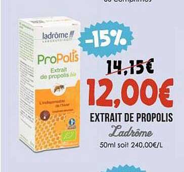 extrait de propolis ladrôme