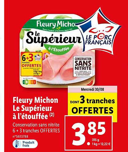 fleury michon le supérieur à l'étouffé
