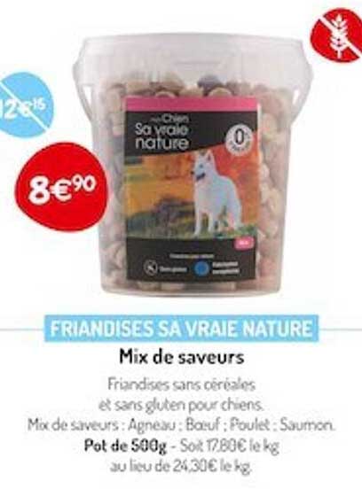friandises sa vraie nature mix de saveurs