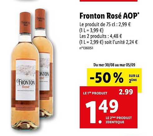 Fronton Rosé Aop