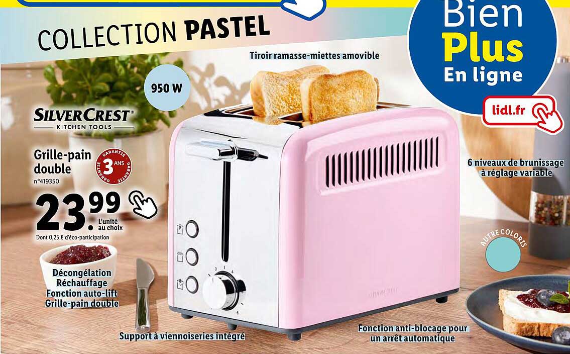 grille-pain double silvercrest