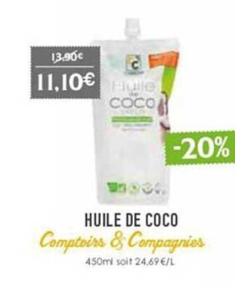 huile de coco comptoirs & compangies