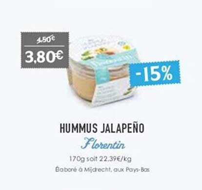 hummus jalapeño florentin