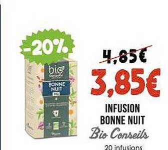 infusion bonne nuit bio conseils