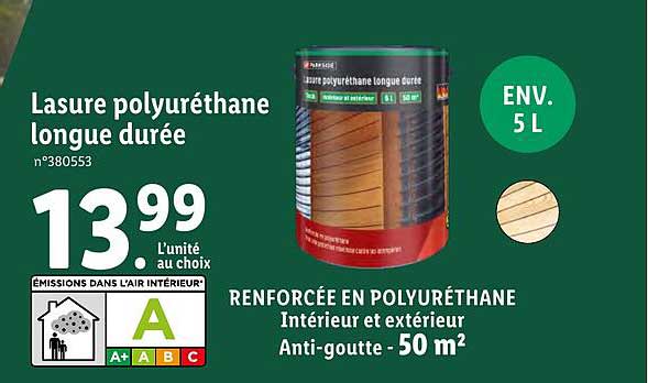 lasure polyuréthane longue durée