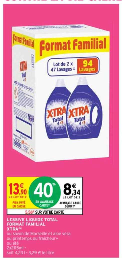 lessive liquide total format familial xtra