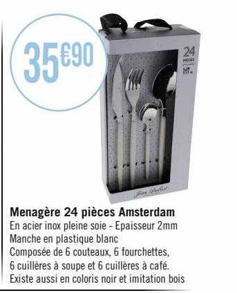 Ménagère 24 Pièces Amsterdam