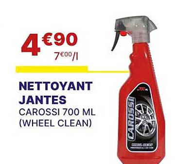 nettoyant jantes carossi 700 ml