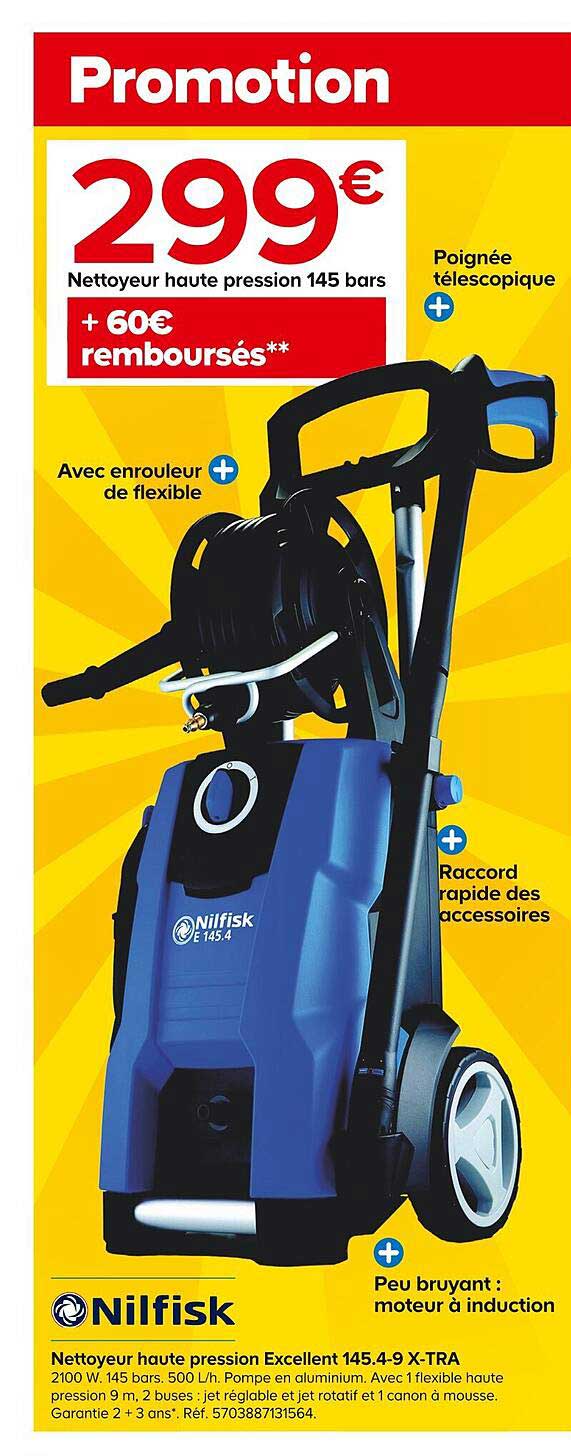 nettoyeur haute pression excellent 145 bars