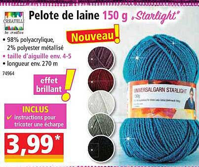 pelote de laine 150 g "starlight"