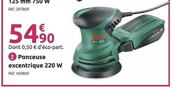 ponceuse excentrique 220 w bosch