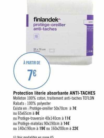 protection literie absorbante anti-taches finlandek^