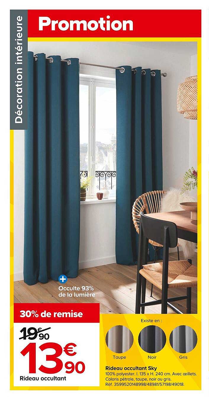 rideau occultant sky