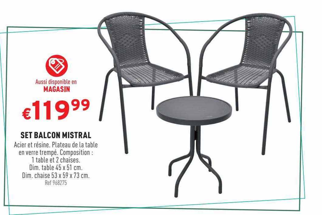 Set Balcon Mistral