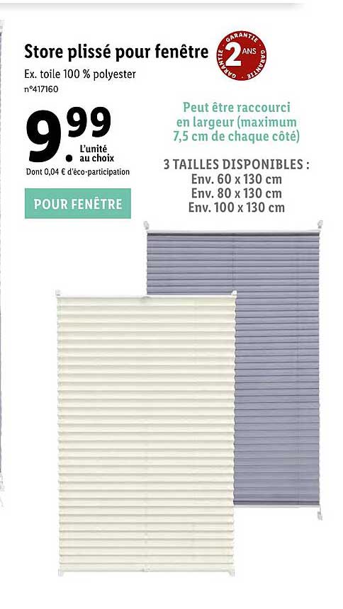 store plissé pour fenêtre