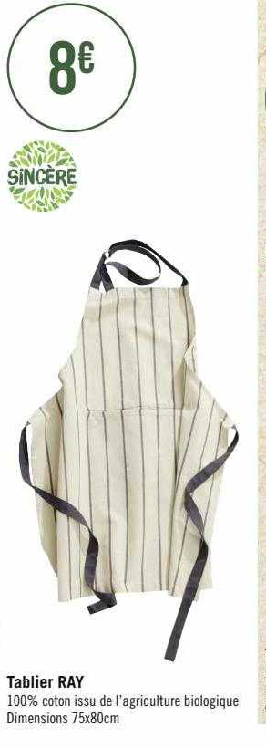Tablier Ray Sincère