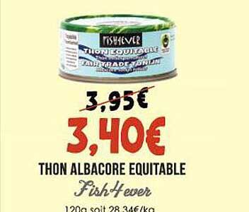 thon albacore équitable fish 4 ever