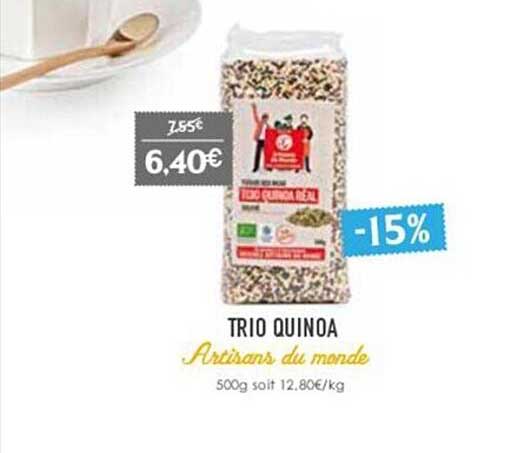 Trio Quinoa Artisans Du Monde