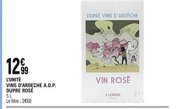 vins d'ardèche a.o.p. dupré rosé