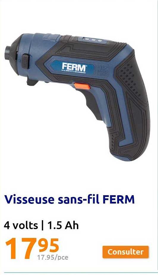 visseuse sans-fil ferm