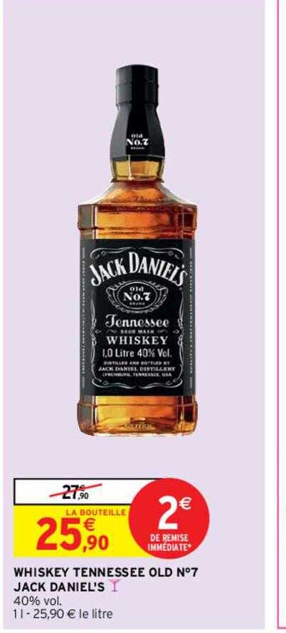 whiskey tennessee old n°7 jack daniel's