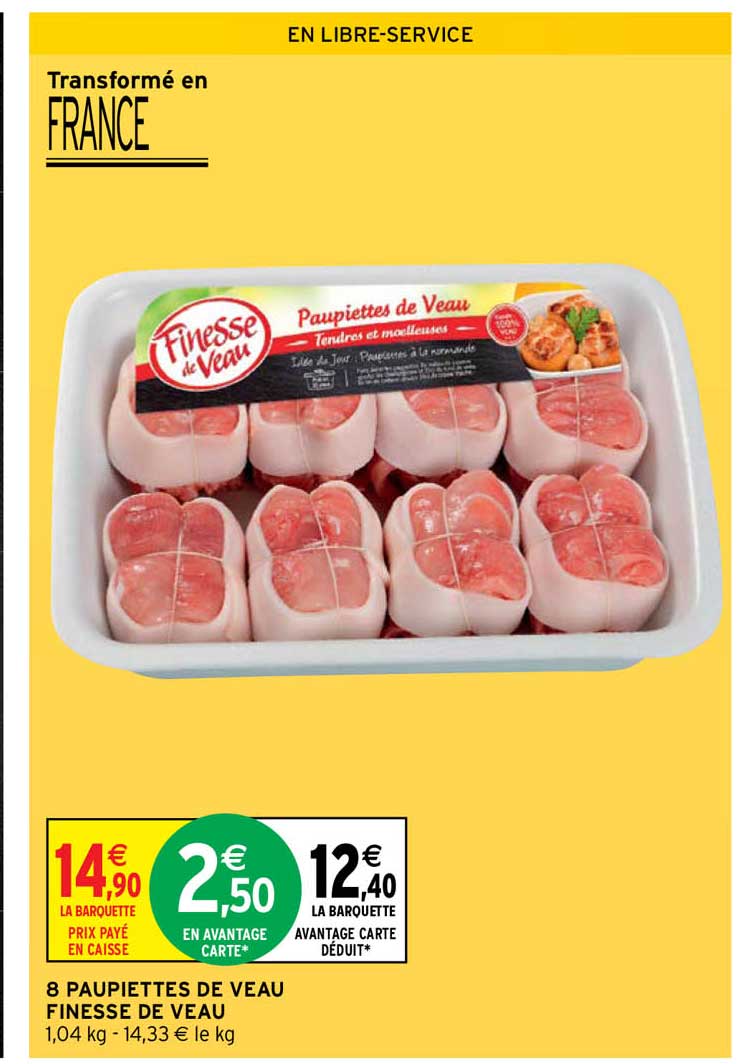 8 Paupiettes De Veau Finesse De Veau