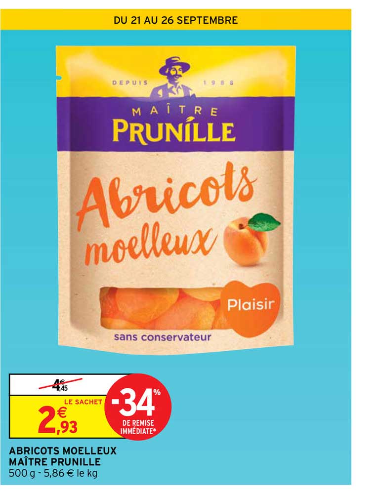 abricots moelleux maître prunille