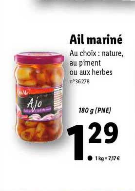 ail mariné sol & mar