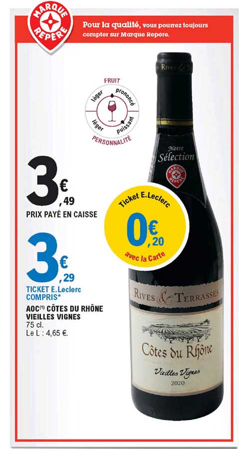 aoc côtes du rhône vieilles vignes