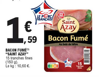 bacon fumé "saint azay"