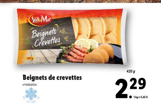 beignets de crevettes sol & mar