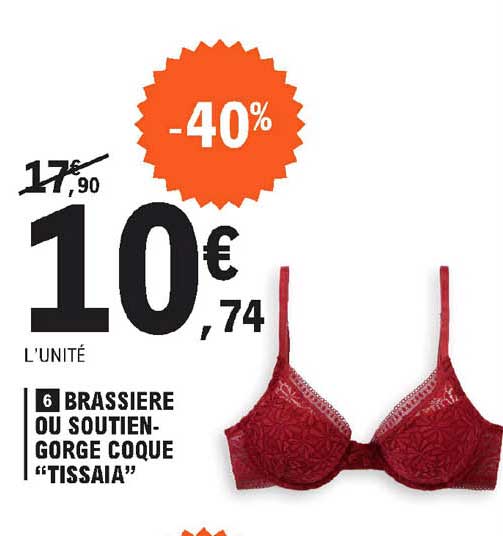 brassière ou soutien-gorge coque "tissaia"