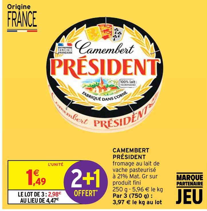 Camembert Président