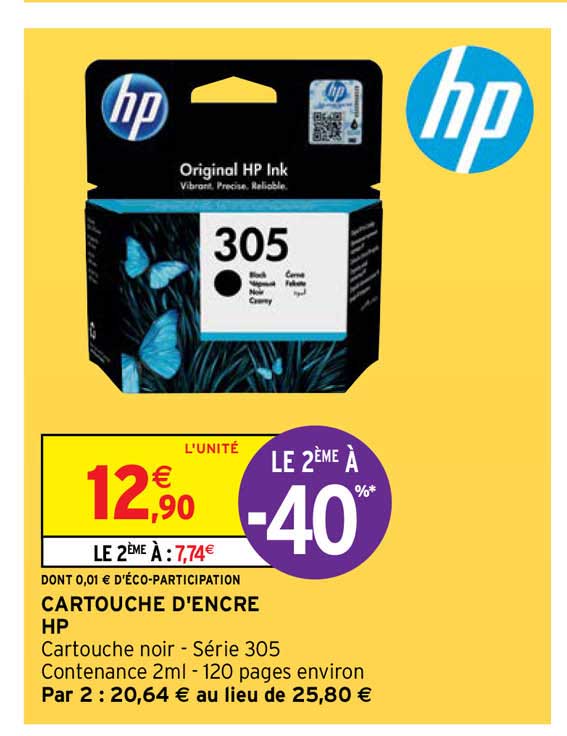 cartouche d'encre hp